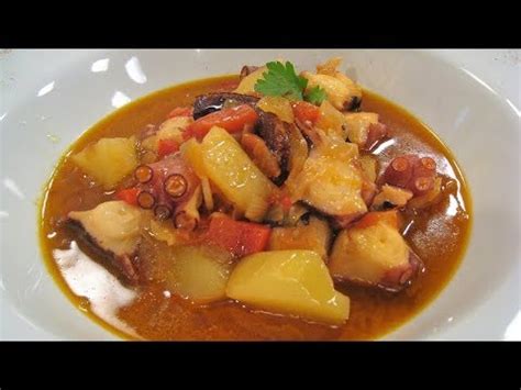 Cómetelo Guiso de pulpo con patatas YouTube