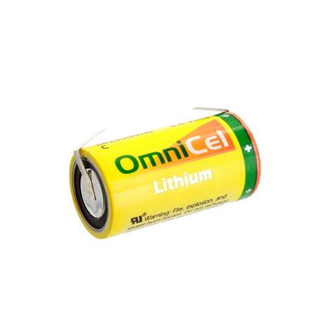 Omnicel Er Hd V Ah Size C Lithium Battery With Tabs