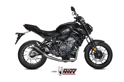 Scarico YAMAHA MT 07 FZ 07 Mivv GP PRO Inox Nero Y 065 LXBP Mivv