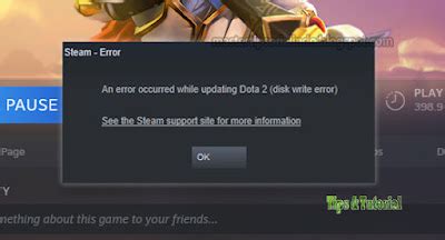 Memperbaiki Steam Error Disk Write Error Di Windows 10 11