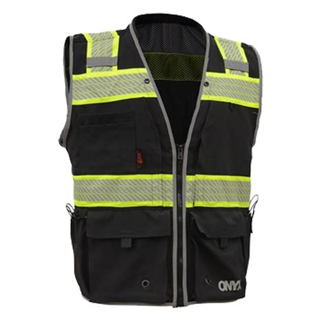 Black Onyx Enhanced Vis Cl 2 Survey Vest De Gemmill