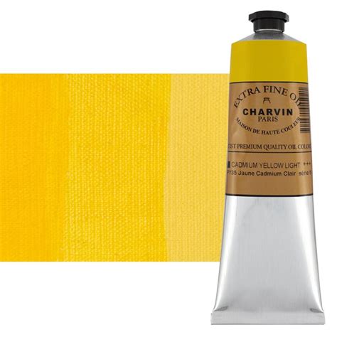 Charvin Oil Cadmium Yellow Light Extra Fine Ml Paint Jerry S