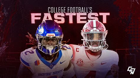 College Football S Fastest Players Ashton Jeanty The King