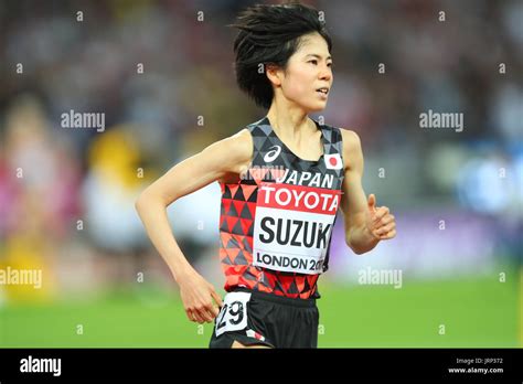 London Uk 5th Aug 2017 Ayuko Suzuki Jpn Athletics Iaaf World Championships London 2017