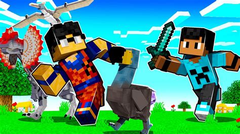 ROUBEI TODOS DINOSSAUROS DO AL3XEY NA SÉRIE DINOCRAFT YouTube