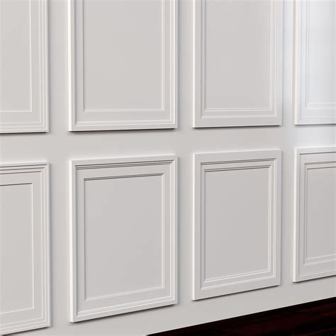 Wall Molding Boiserie Classic Panels D Model Cgtrader