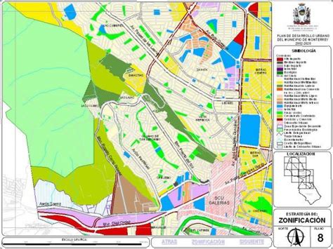 Monterrey Mexico Plan Of Urban Development DWG Plan For AutoCAD