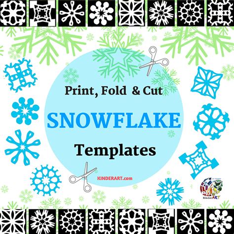 Paper Snowflakes - Christmas Holiday Arts and Crafts - December - KinderArt