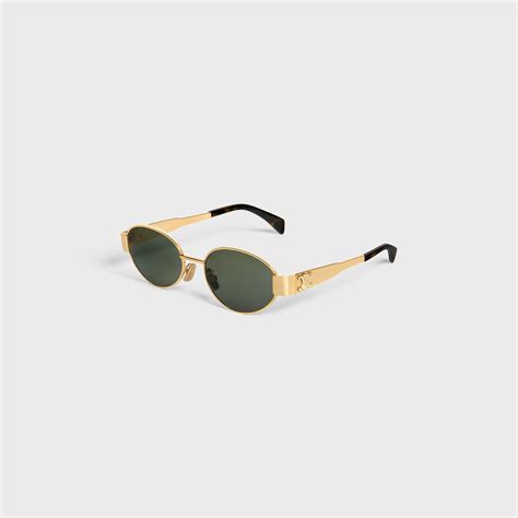 Kính Nữ Celine Triomphe 01 Sunglasses Gold 4s235cmlb 35sg Luxity