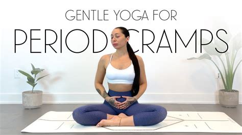 15 Min Period Yoga For Menstrual Cramps Relief All Levels Yoga