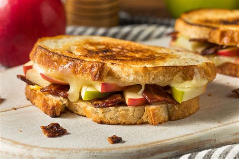 Bacon Apple Grilled Cheese Panini New York Apple Association