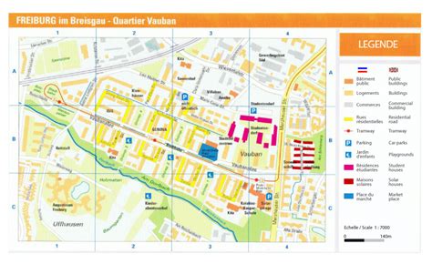 Quartier Vauban Plan Geographica