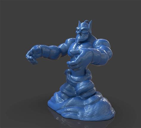 Aladdin's Genie Evil Mode - 3D Print Model by PaburoVIII