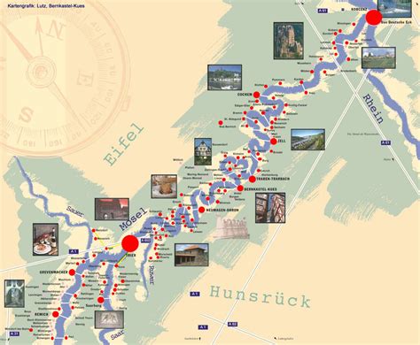 Mosel Wine Region Map