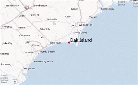 Oak Island Nc Map