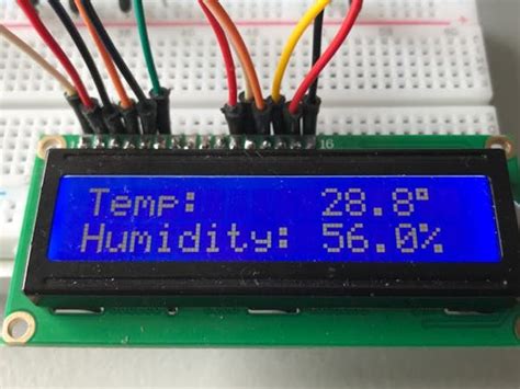 Temperature and humidity sensor - Arduino Project Hub