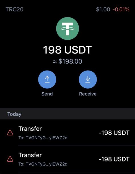 Usdt Trc Transaction Failed English Trust Wallet