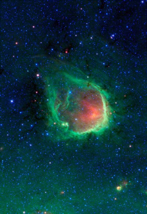 Space Poster of the Green Ring Nebula Fine Art Print - Walmart.com