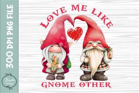 Gnome Valentine Bundle Sublimation Bundle · Creative Fabrica