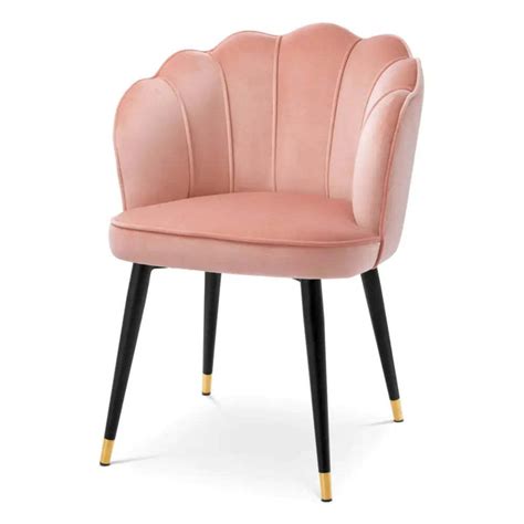 Eichholtz Bristol Dining Chair In Savona Nude Velvet By Olivia S Ufurnish