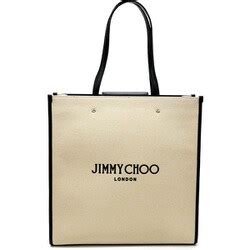 Jimmy Choo N S Tote L Czm Nat Bk Sv