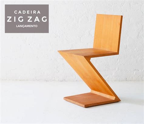 Cadeira Zig Zag Designer Gerrit Rietveld Sem As Pernas