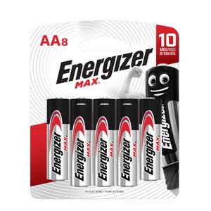 Pilha Aa Max Energizer Unidades Leroy Merlin