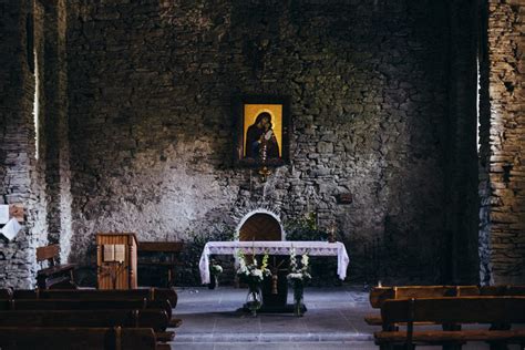 Stone wall church interior - freestocks.org - Free stock photo