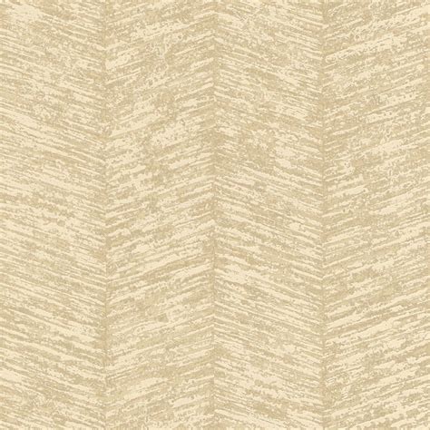 Bricoflor Metallic Tapete in Creme Beige Französische Fischgrät