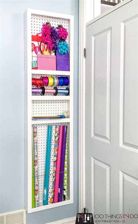 Clever Wrapping Paper Storage Ideas And Hacks