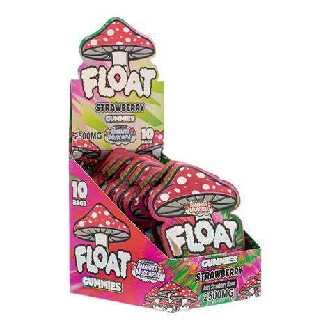 Float 100mg Delta 9 Thc Hemp Derived Shrooms Gummies With Amanita