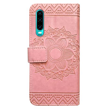 Huawei P30 Handy Tasche Hülle Case Schutz Schale Etui Buchhülle ...