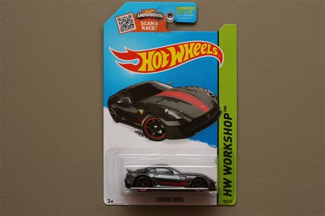 Hot Wheels 2015 HW Workshop Ferrari 599XX Graphite
