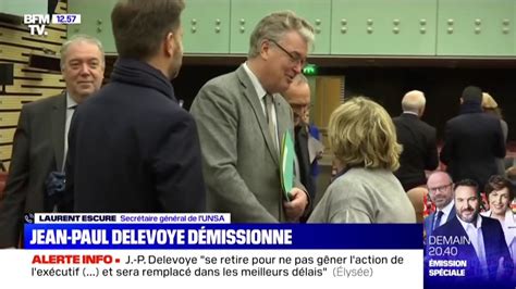 Laurent Escure Unsa Sur La D Mission De Delevoye C Est Une D Cision