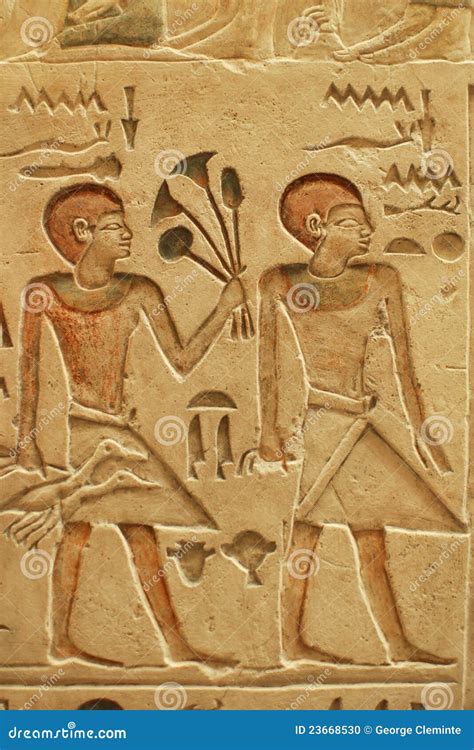 Egyptian Stone Wall Carvings Stock Photo - Image of egypt, stone: 23668530