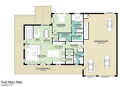 4 Bedroom Barndominium Floor Plans | Blueprints for Barn Homes