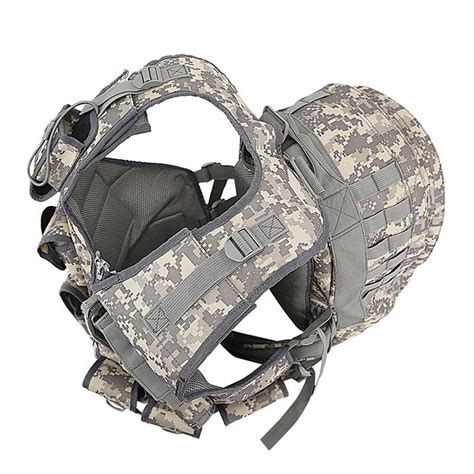 Tactical Backpack Vest Combo Digital Camo - kms