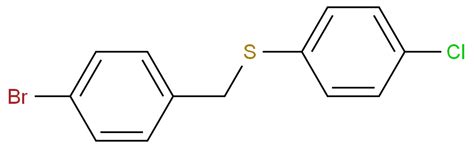 Benzene 1 Bromo 4 Phenylmethyl Thio Methyl 20883 12 9 Wiki