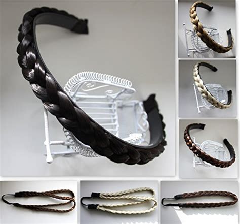 Prettyshop Headband Plaited Braid Hair Band Hair Piece Different Colors