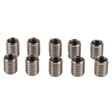 LaMaz 10Pcs Thread Inserts Reducing Nut Repair Tool Male Female