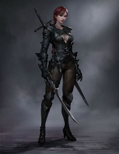 Wallpaper Artwork Digital Art Fantasy Art Fantasy Girl Women With Swords Women With