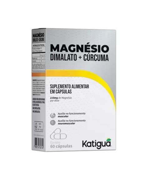 Magnesio Dimalato Curcuma Mg C Caps Katigua