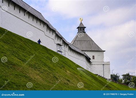 Restoration Of The Fortress Walls Of The Ancient Kremlin In Kazan