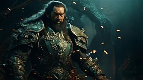 Premium Photo Guan Yu The Chinese God Of War And Loyalty