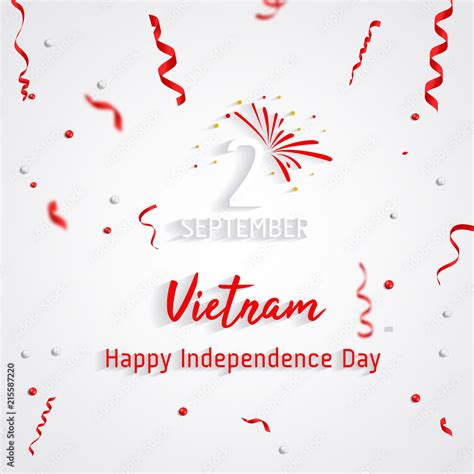 Vietnam national day vector. Vietnam independence day. Stock Vector ...