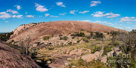 Panorama of Enchanted Rock State Natural Area - Fredericksburg Texas ...