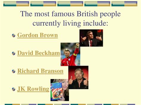 famous people  great britain powerpoint