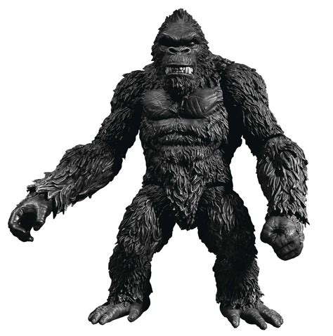 King Kong Skull Island King Kong Exclusive 7 Action Figure Black White ...