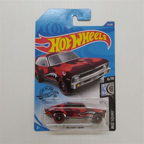 Hot Wheels 68 Chevy Nova ROD SQUAD Shopee Malaysia