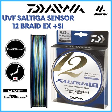 DAIWA UVF SALTIGA DURASENSOR X8 Si2 SENSOR 12 Braid EX Si